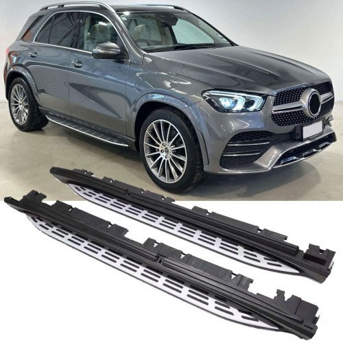 Πλαϊνά σκαλοπάτια AMG look για Mercedes-Benz GLE-Class (V167) 2019 - 2024 Πλαϊνά σκαλοπάτια AMG look για Mercedes-Benz GLE-Class (V167) 2019 - 2024
